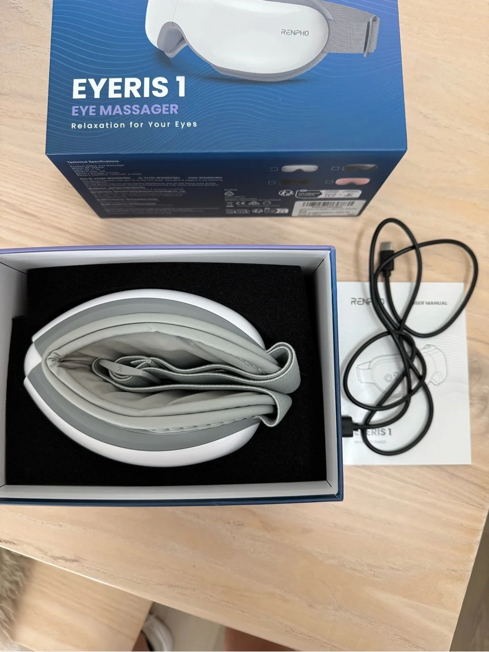 Eyeris 1 Eye Massager - White